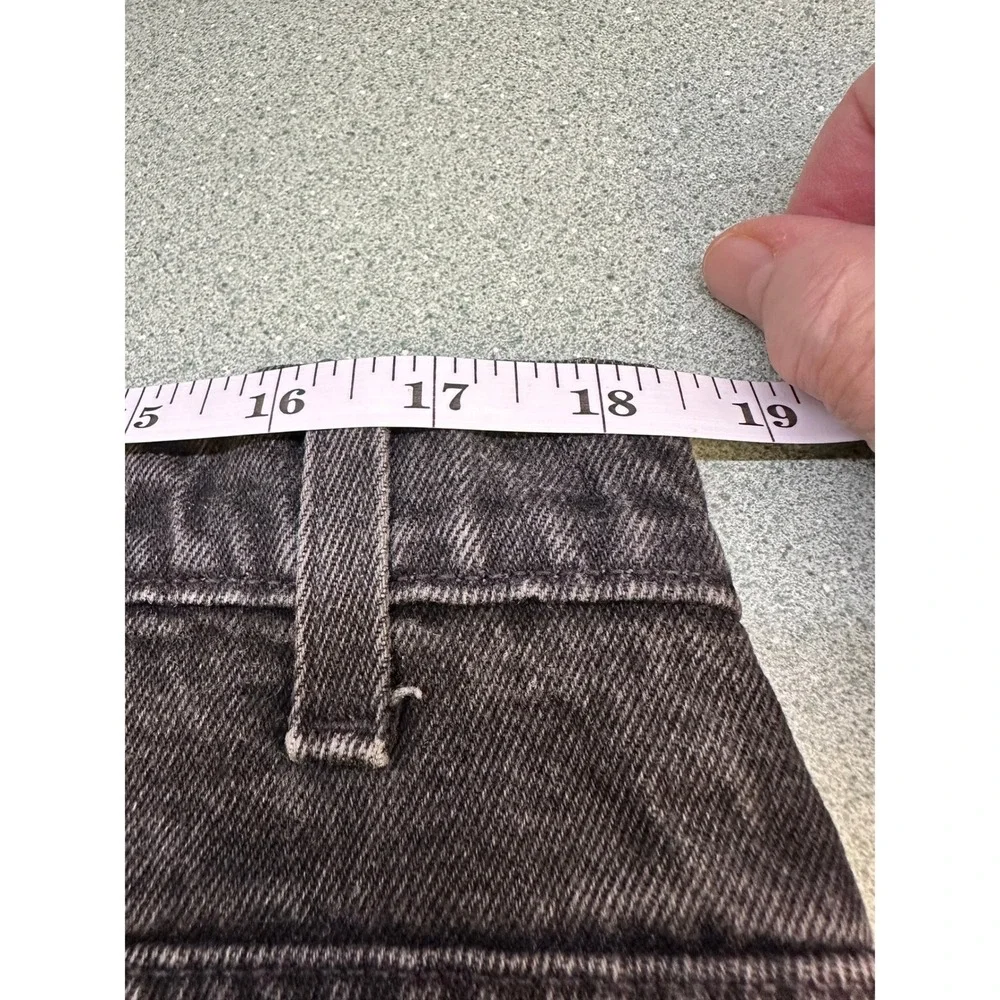 Vintage Levis 505 Orange Tab Jeans Mens 38x30 Faded Black Straight Leg Denim